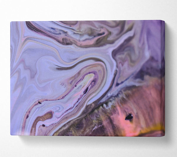 A Canvas Print of Lavender Swirls Of Dreams Canvas Wall Art