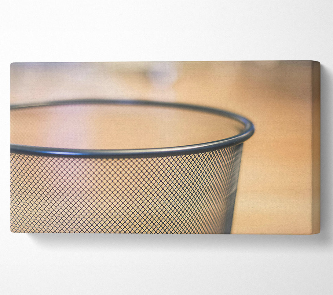  A Canvas Print of Silver Grid Emptiness Canvas Wall Art