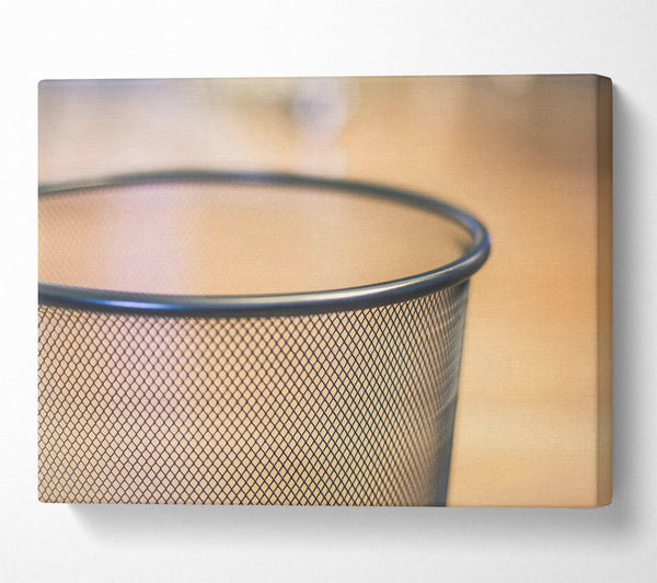  A Canvas Print of Silver Grid Emptiness Canvas Wall Art
