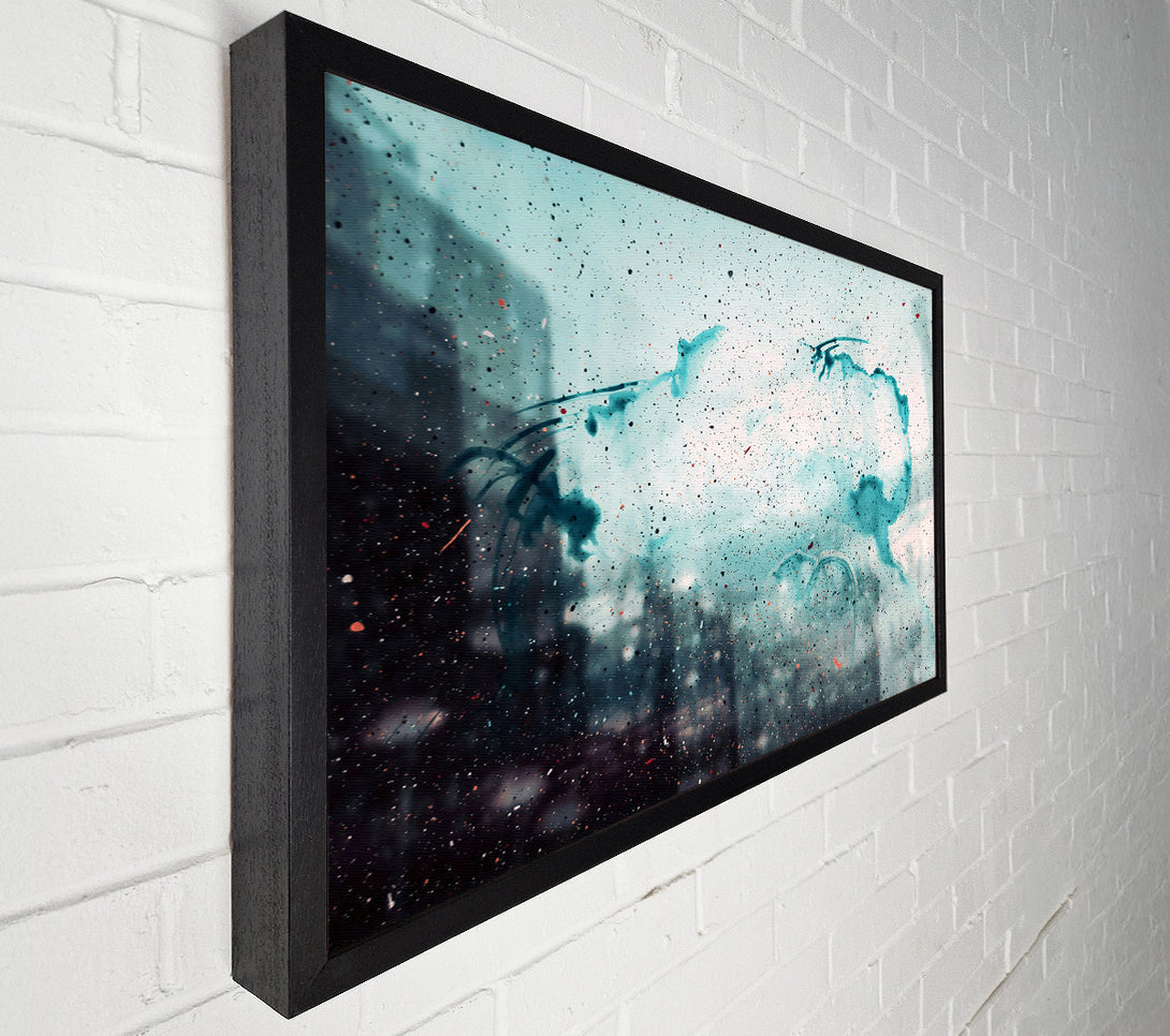  A Canvas Print of Azure Spattering Sky Canvas Print