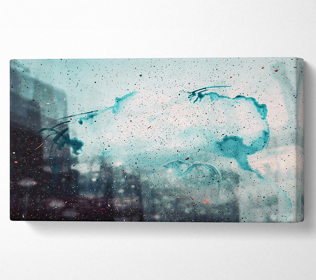  A Canvas Print of Azure Spattering Sky Canvas Print