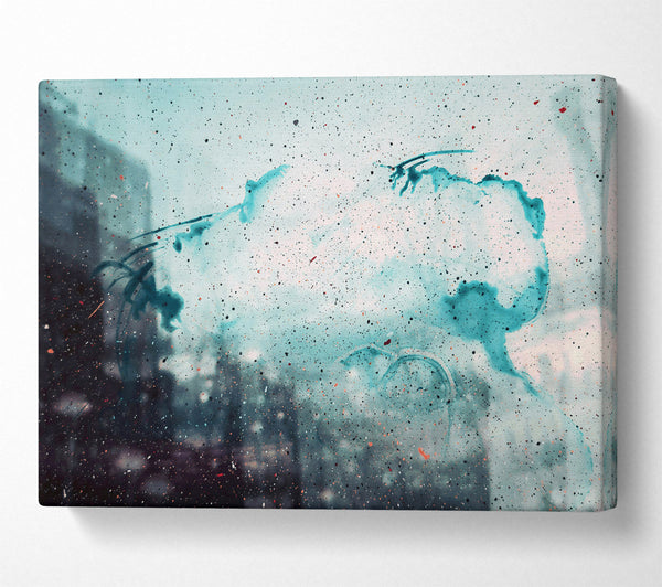  A Canvas Print of Azure Spattering Sky Canvas Print
