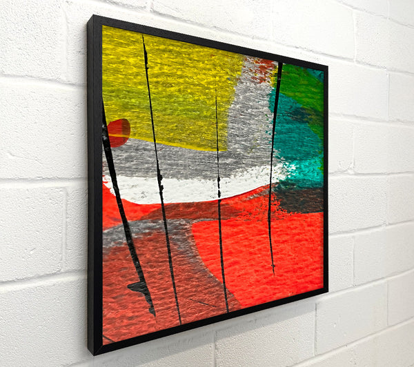 Crimson Lines And Strokes