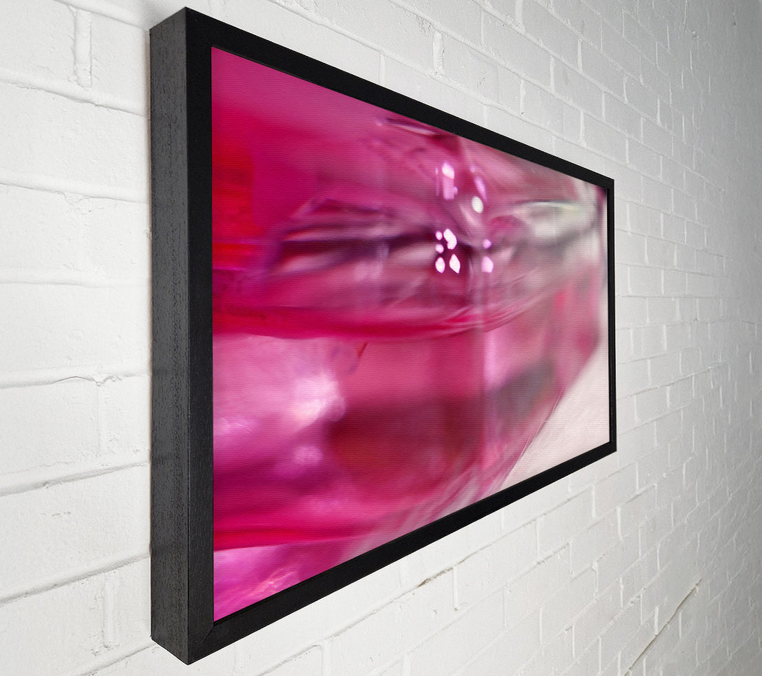  A Canvas Print of Pink Glass Reflections Canvas Art