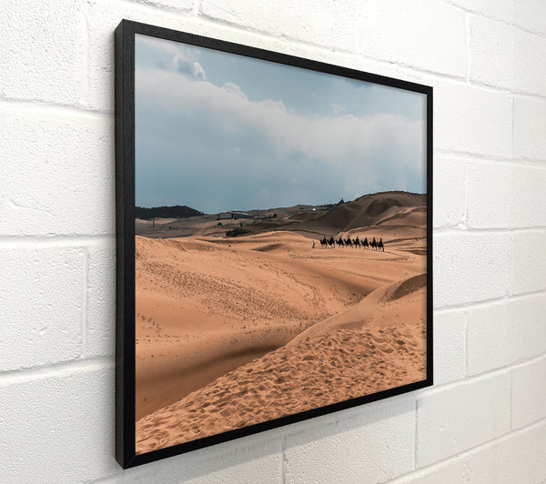 Golden Desert Caravan