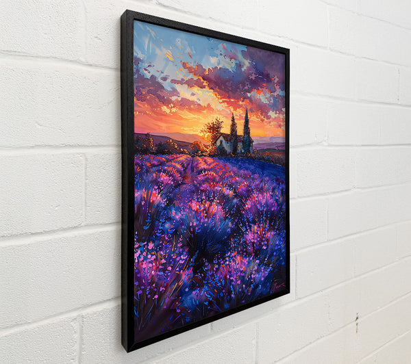 Purple Sunset Fields