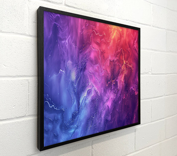 Purple Ink Swirls