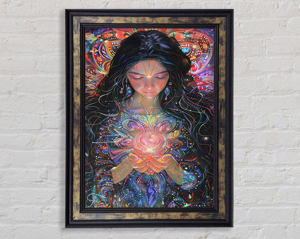 Goddess Of Love Framed Print