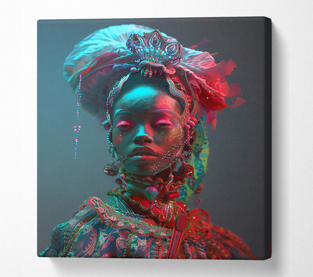  A Canvas Print of Emerald Enchantment Canvas Art
