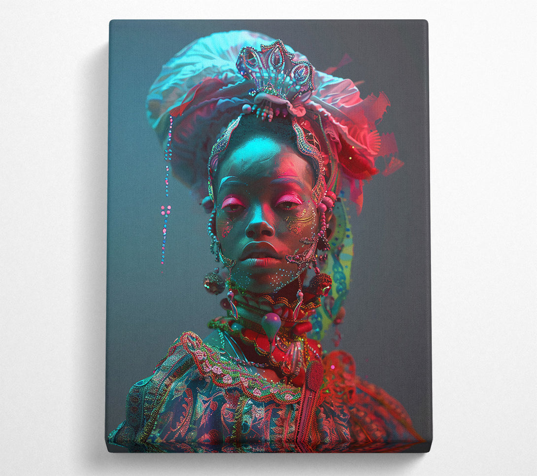  A Canvas Print of Emerald Enchantment Canvas Art