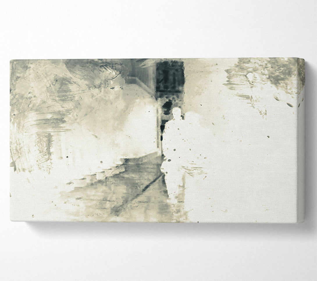  A Canvas Print of Pale Grey Passageway Canvas Art