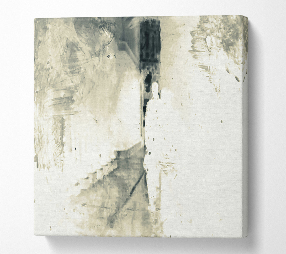  A Canvas Print of Pale Grey Passageway Canvas Art