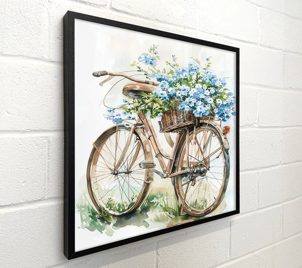 Blue Bicycle Bloom
