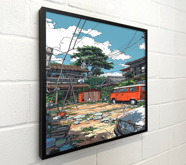 Orange Sunset Alleyway