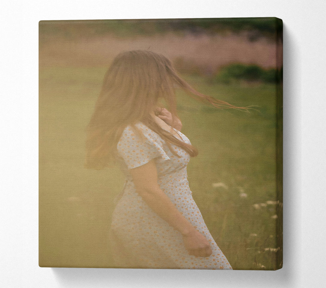  A Canvas Print of Golden Hour Dream Canvas Wall Art