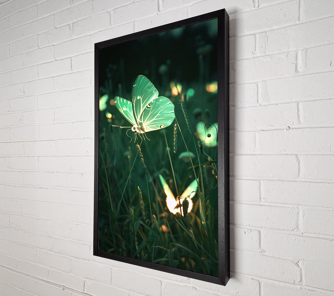  A Canvas Print of Emerald Winged Dream Canvas Wall Art