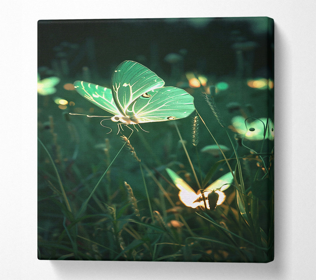  A Canvas Print of Emerald Winged Dream Canvas Wall Art