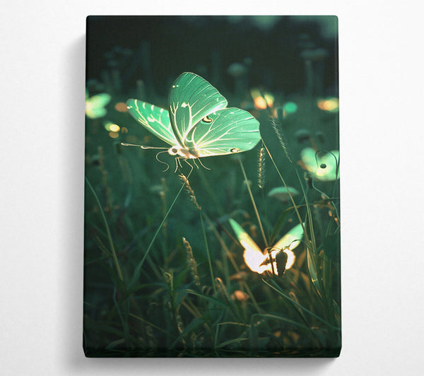  A Canvas Print of Emerald Winged Dream Canvas Wall Art
