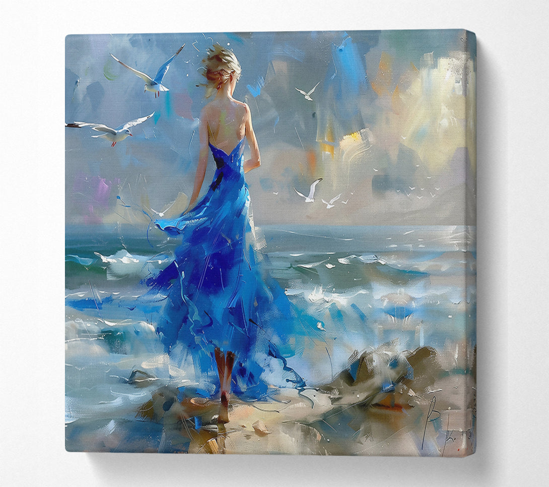  A Canvas Print of Azure Ocean Dream Canvas Print