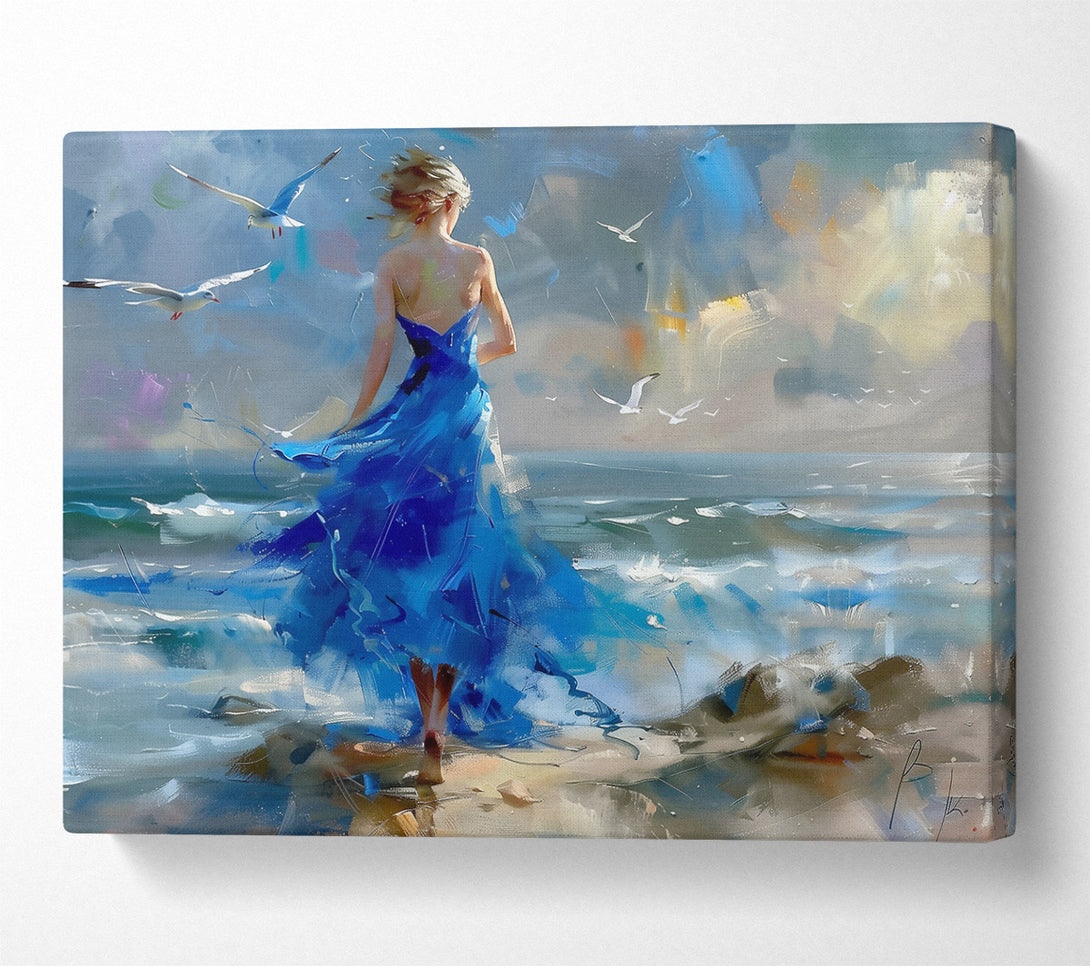  A Canvas Print of Azure Ocean Dream Canvas Print