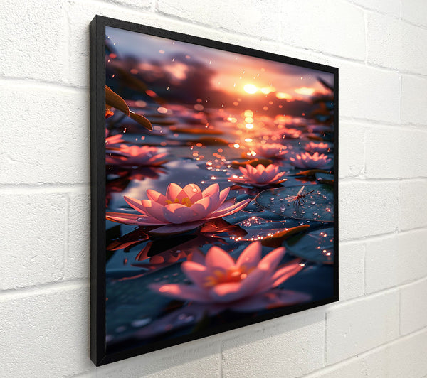 Orange Sunset Lilies