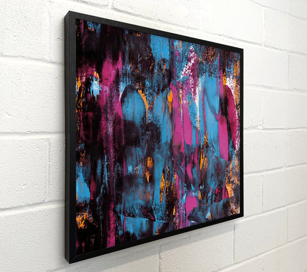 Pink And Blue Abstractions
