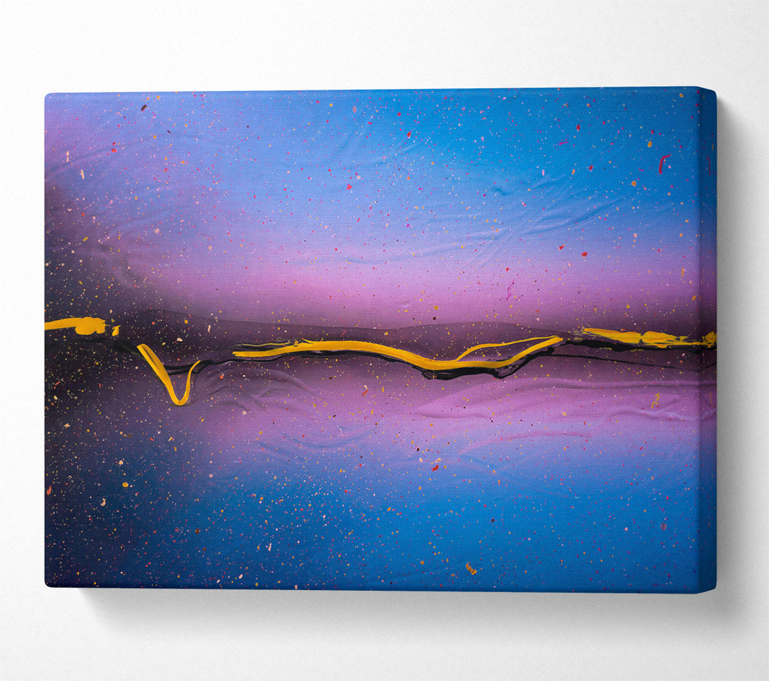  A Canvas Print of Golden Blue Horizon Canvas Wall Art