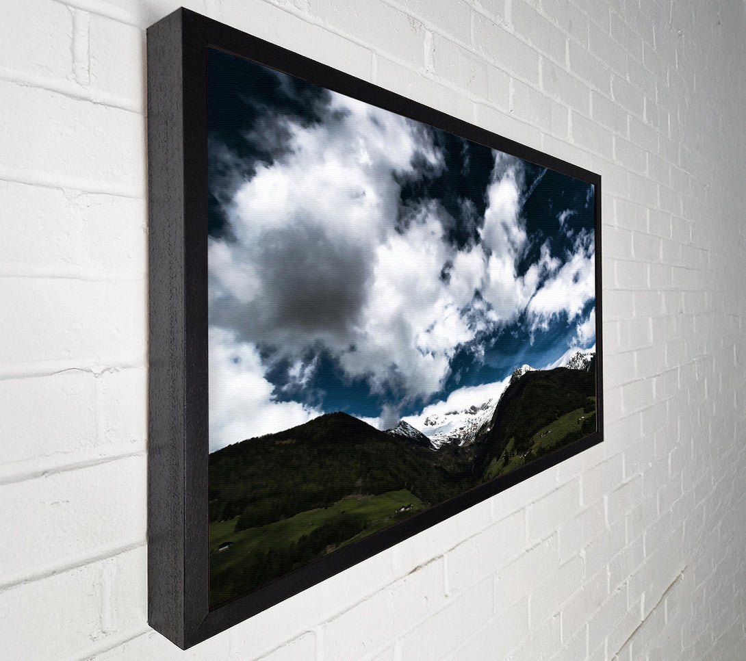  A Canvas Print of Azure Mountain Dreams Canvas Art