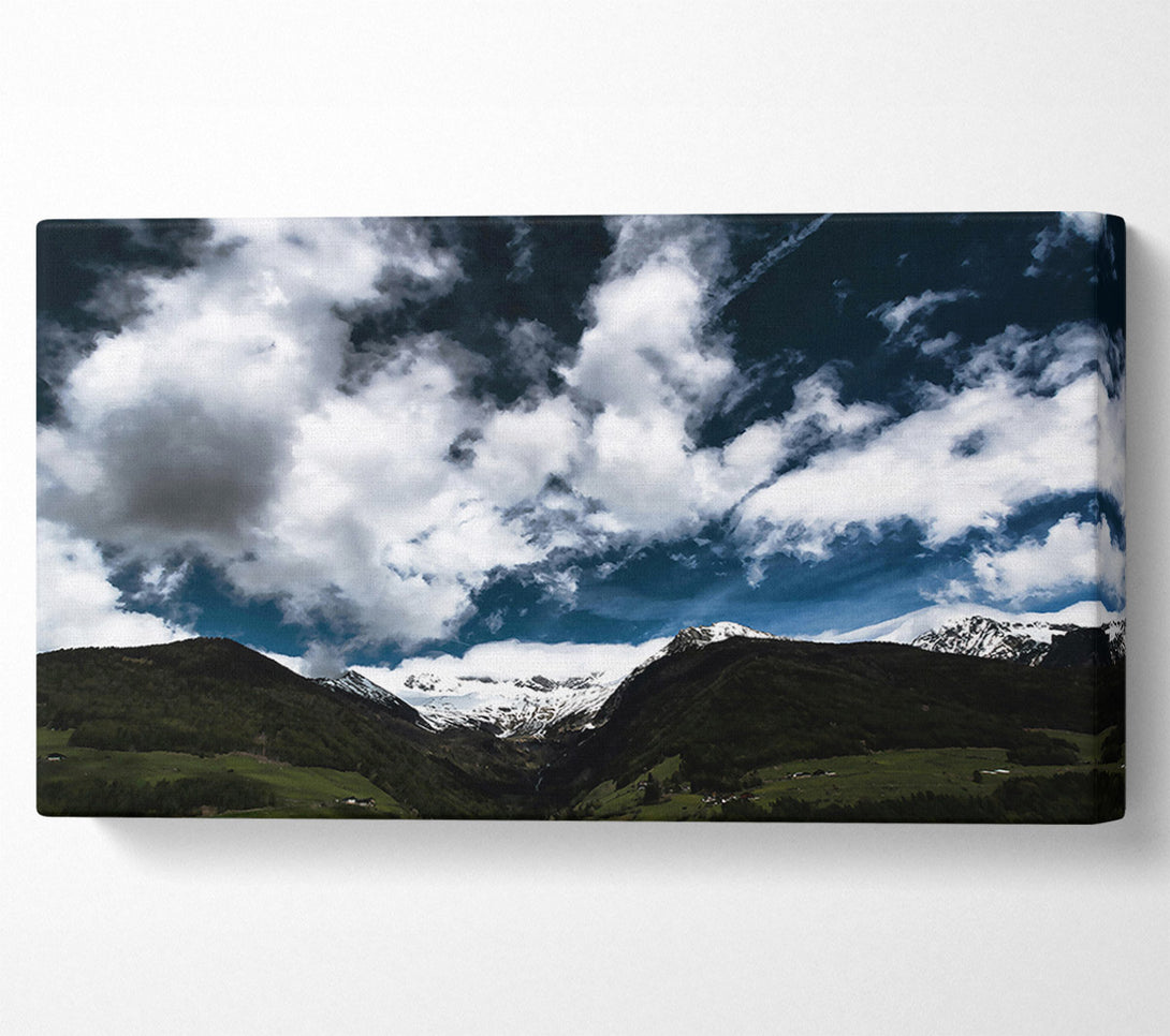  A Canvas Print of Azure Mountain Dreams Canvas Art