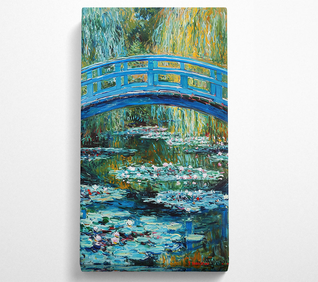  A Canvas Print of Azure Bridge Reflections Canvas Art