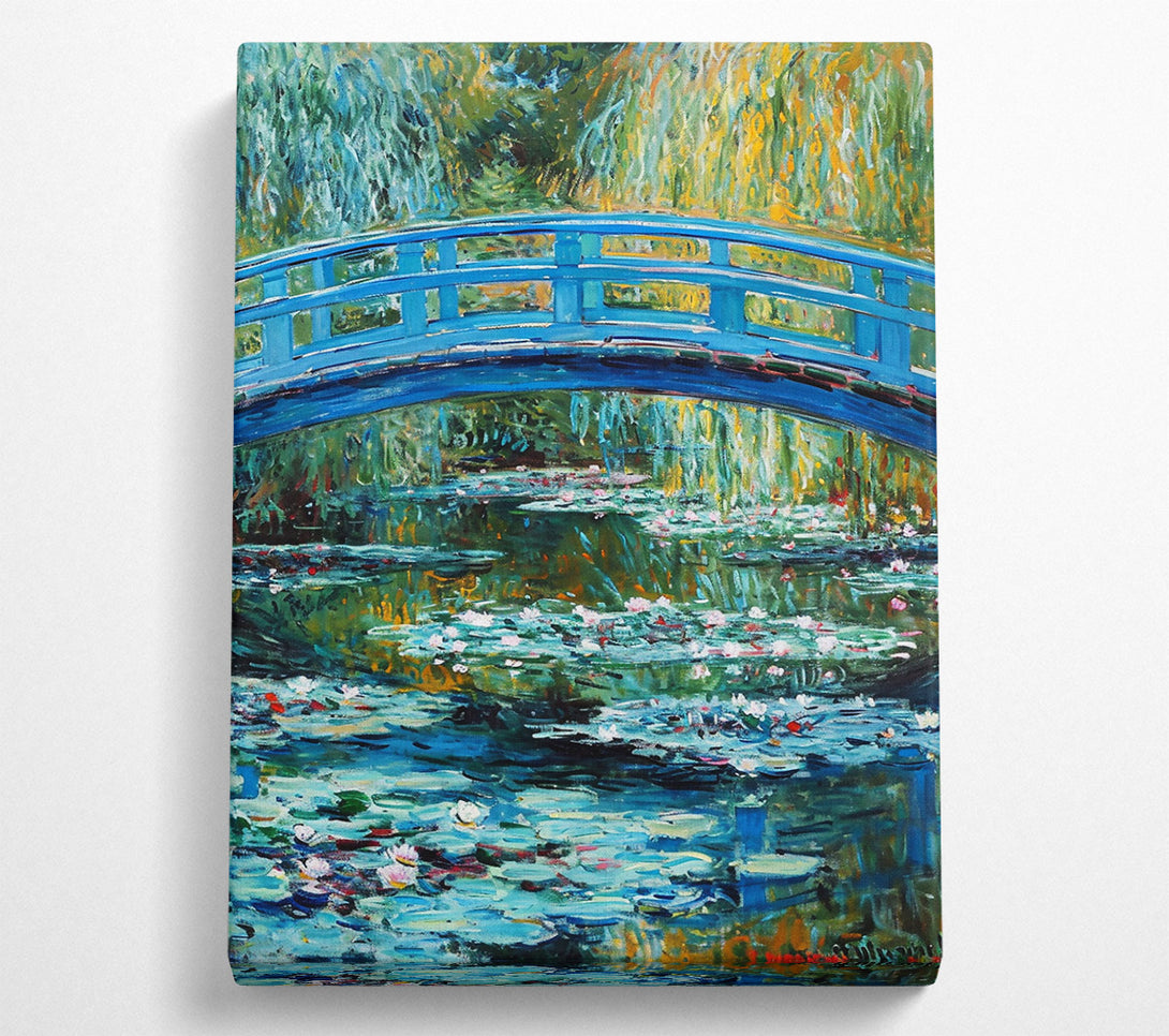  A Canvas Print of Azure Bridge Reflections Canvas Art