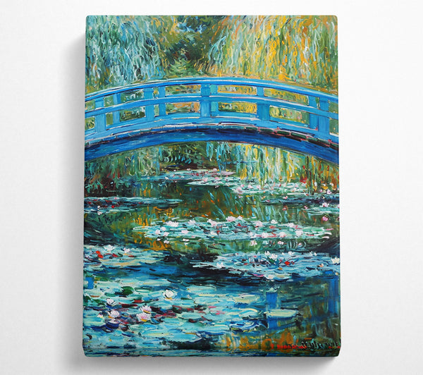  A Canvas Print of Azure Bridge Reflections Canvas Art