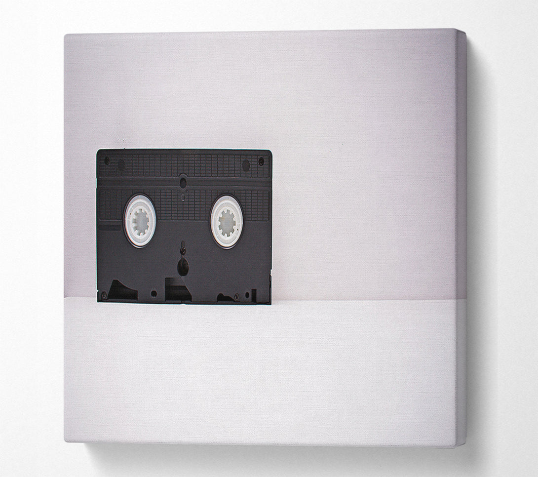  A Canvas Print of Black Vhs Memory Canvas Wall Art