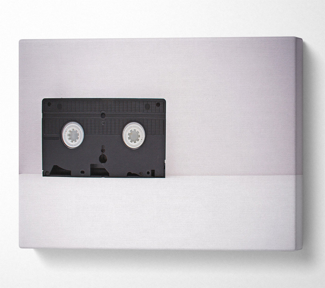  A Canvas Print of Black Vhs Memory Canvas Wall Art