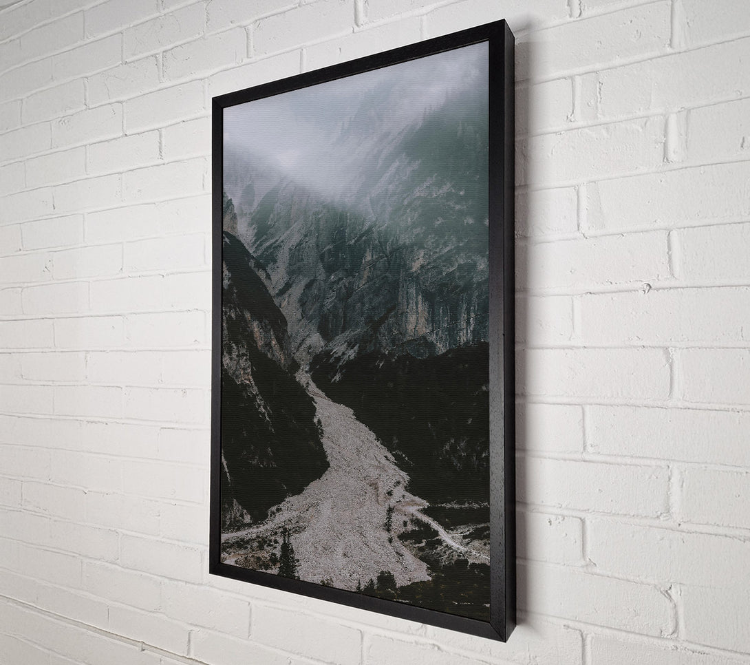  A Canvas Print of Grey Mountain Valley Canvas Print