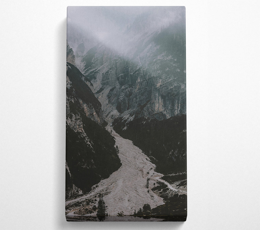  A Canvas Print of Grey Mountain Valley Canvas Print