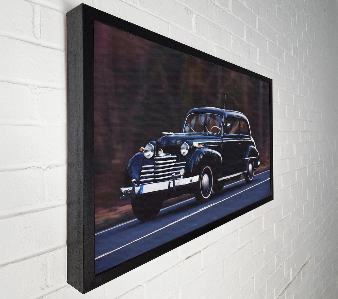  A Canvas Print of Black Classic Cruise. Canvas Print