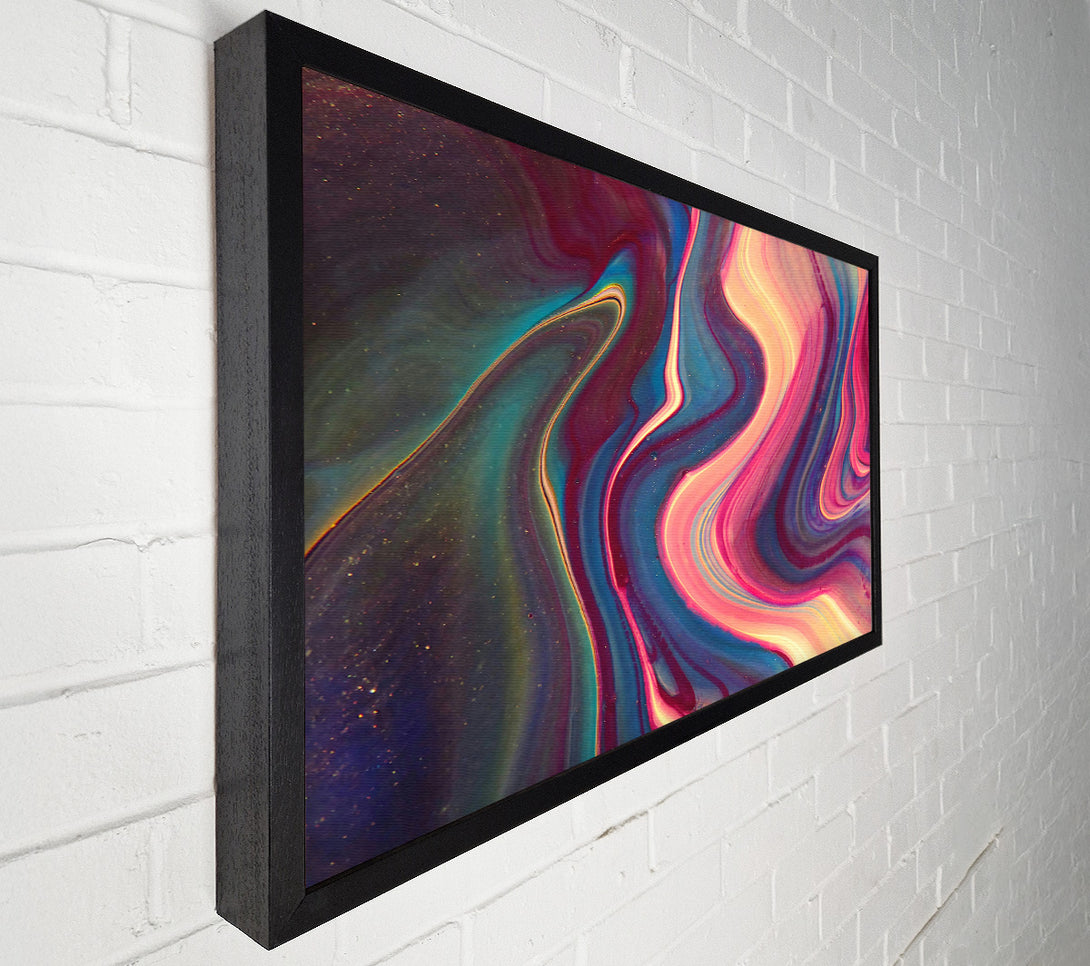  A Canvas Print of Crimson Swirls Of Joy Canvas Art