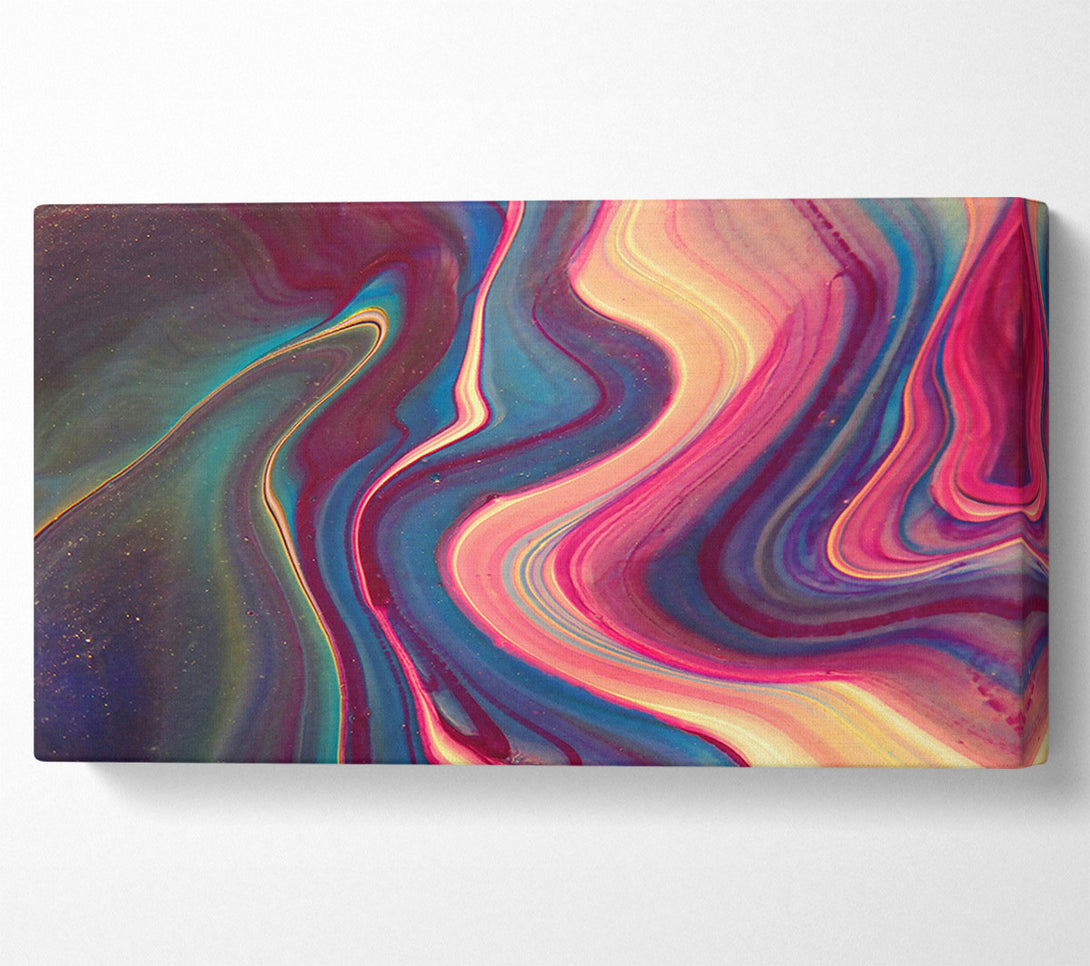  A Canvas Print of Crimson Swirls Of Joy Canvas Art