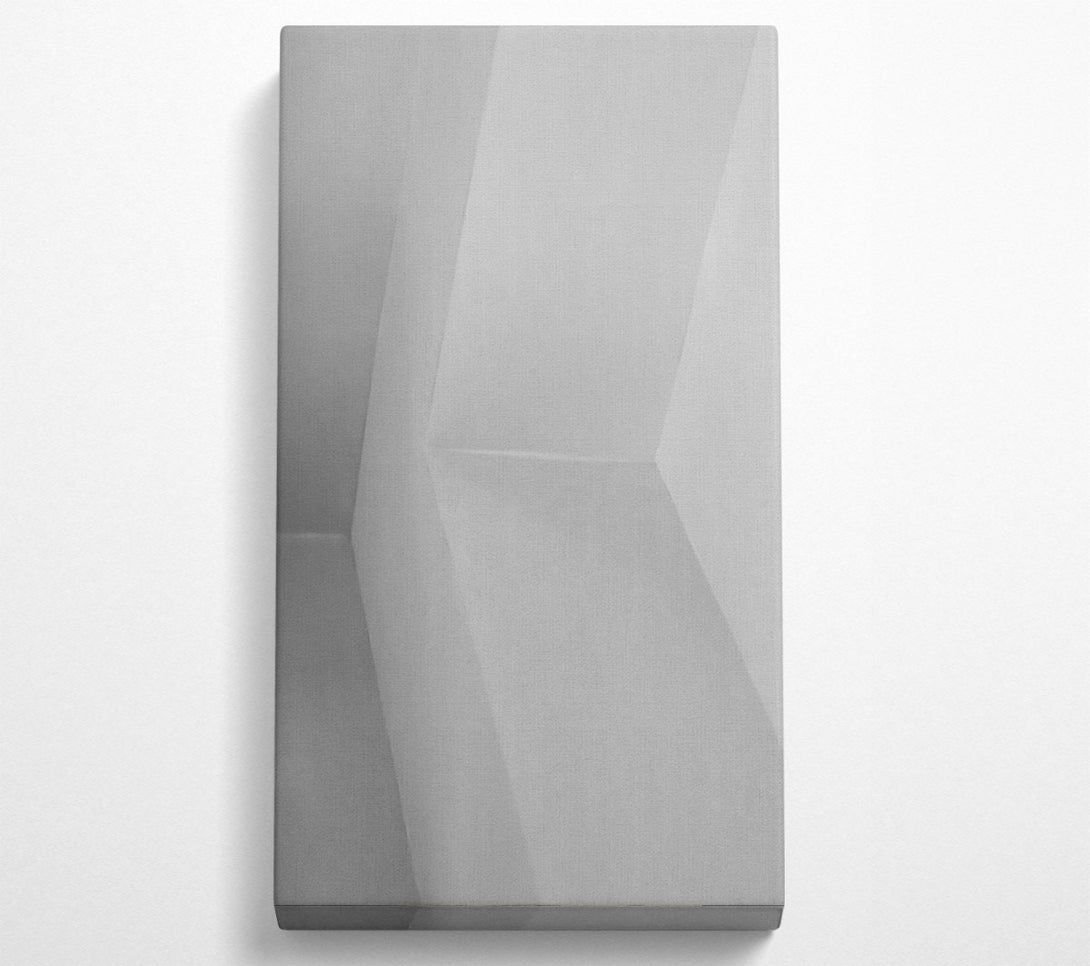  A Canvas Print of White Corner Geometry Canvas Print