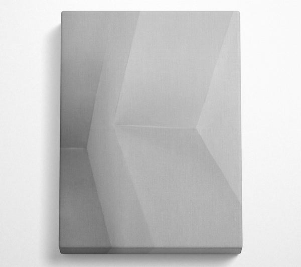  A Canvas Print of White Corner Geometry Canvas Print