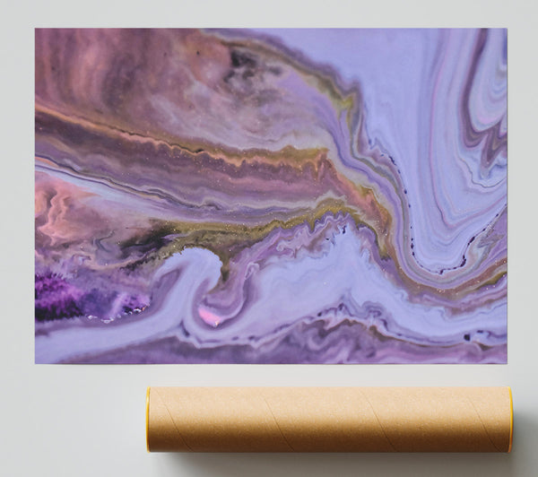 Lavender Flowing Dreams Giclee Print
