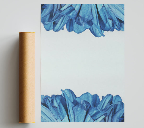 Azure Petals Embrace Giclee Print