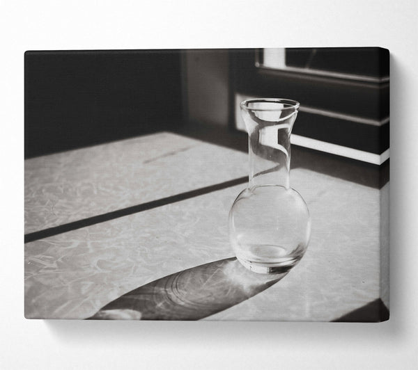 A Canvas Print of Clear Glass In Light Canvas Art