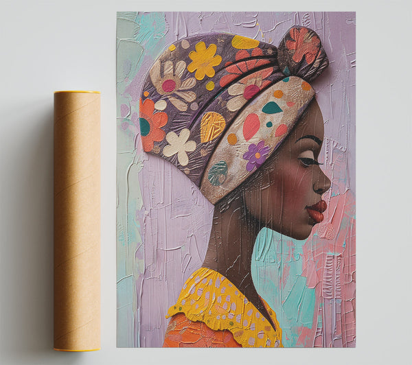 Lilac Floral Grace Print