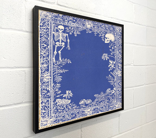 Blue Floral Frame