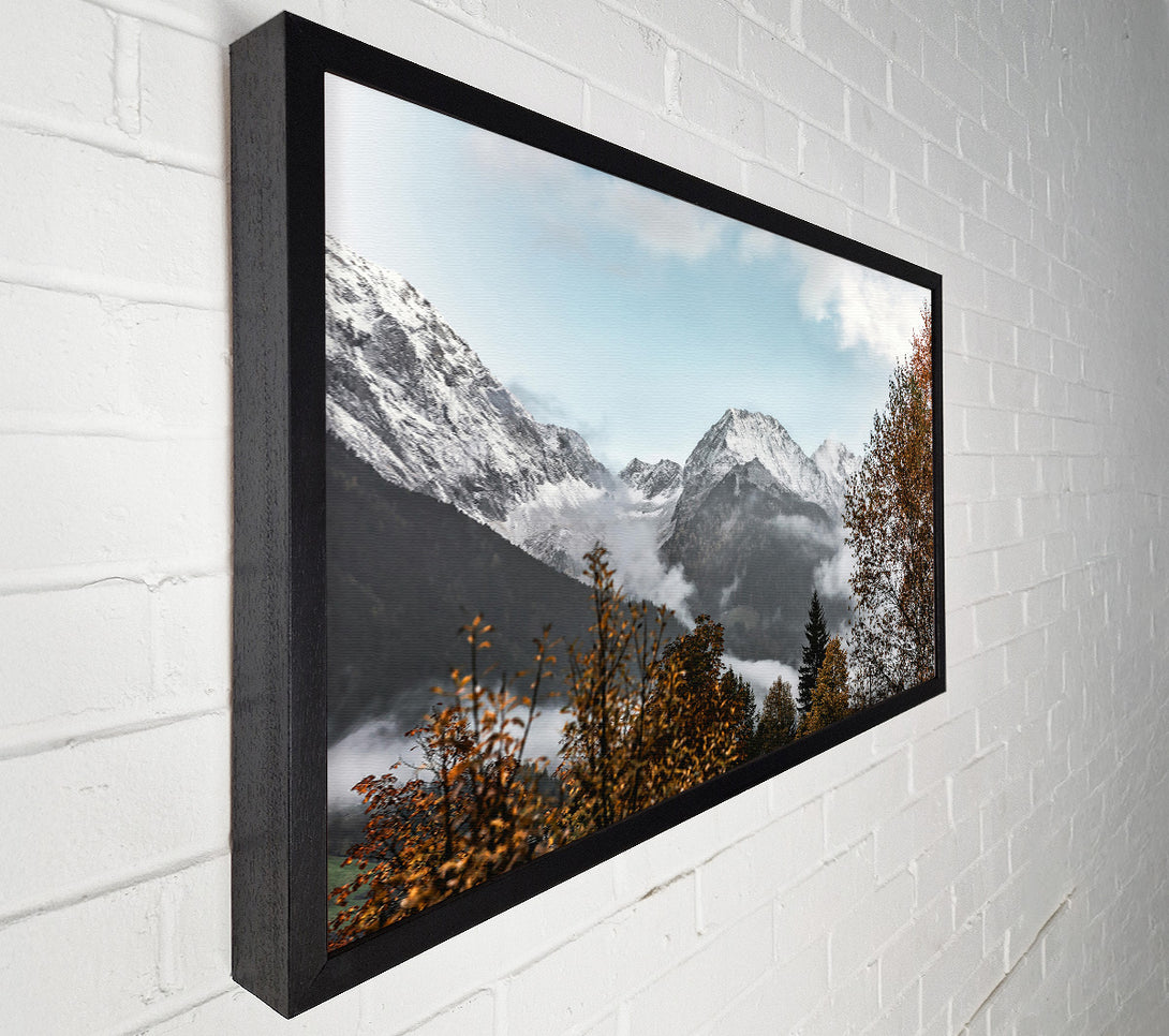  A Canvas Print of Golden Mountain Mist Canvas Print