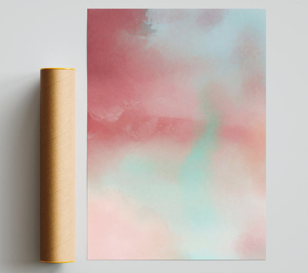 Rosy Dream Clouds Giclee Print