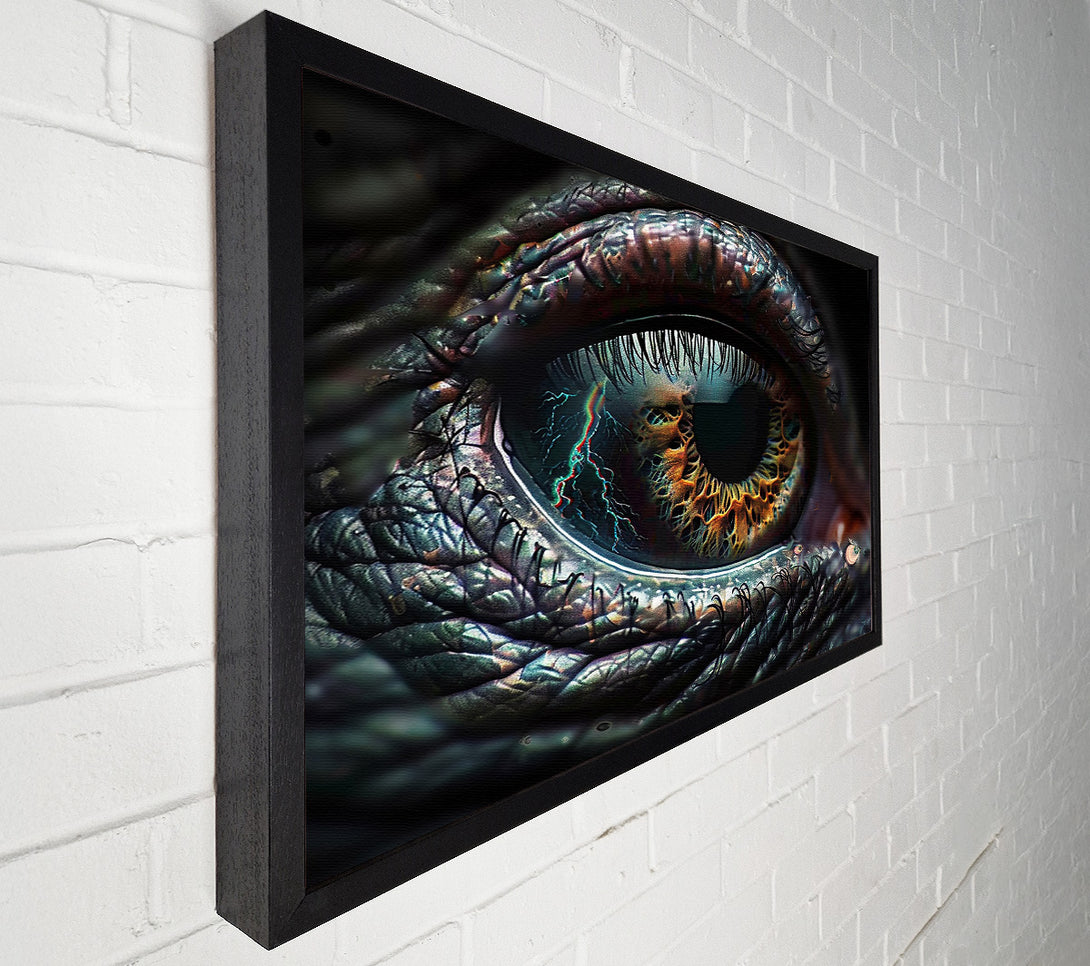  A Canvas Print of Azure Eye Of Storm Canvas Art