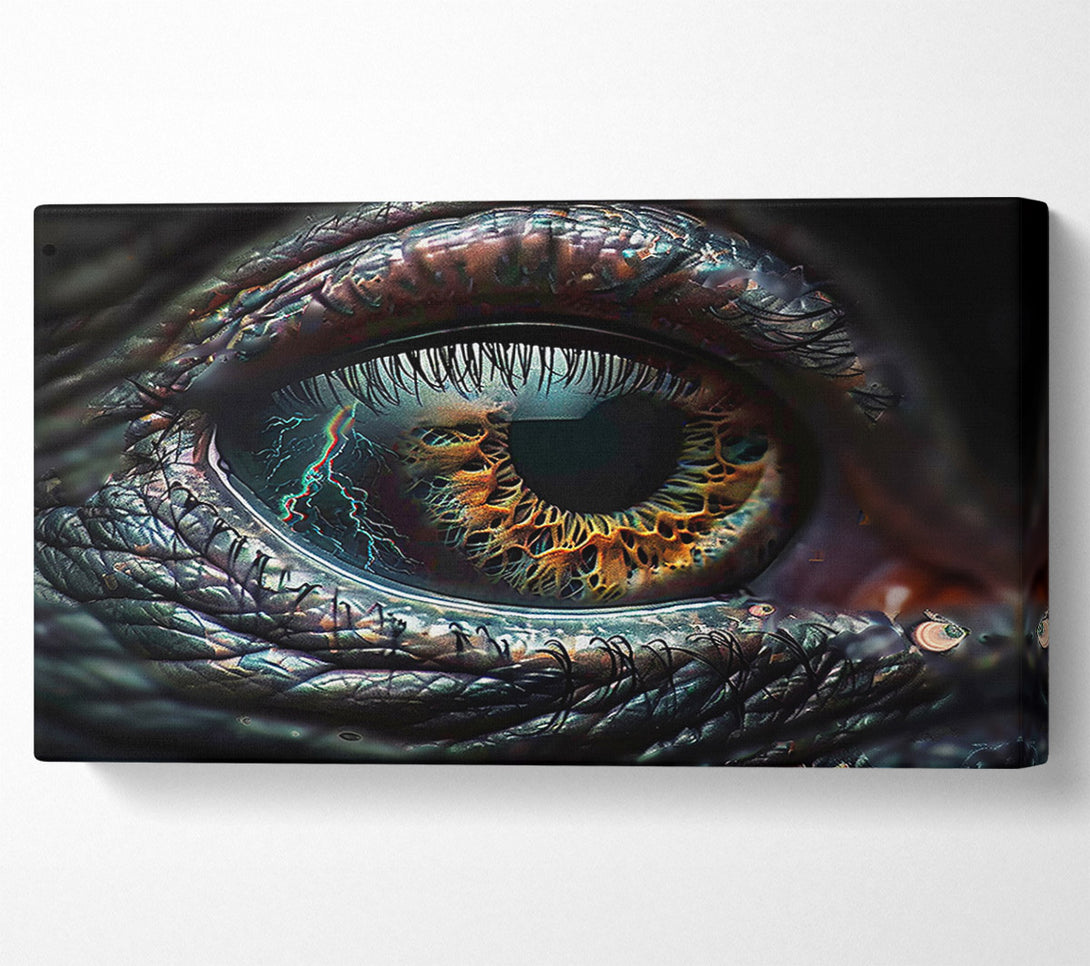  A Canvas Print of Azure Eye Of Storm Canvas Art